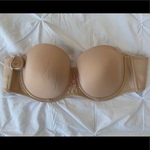 BRAND NEW Vanity Fair padded strapless bra 38DD